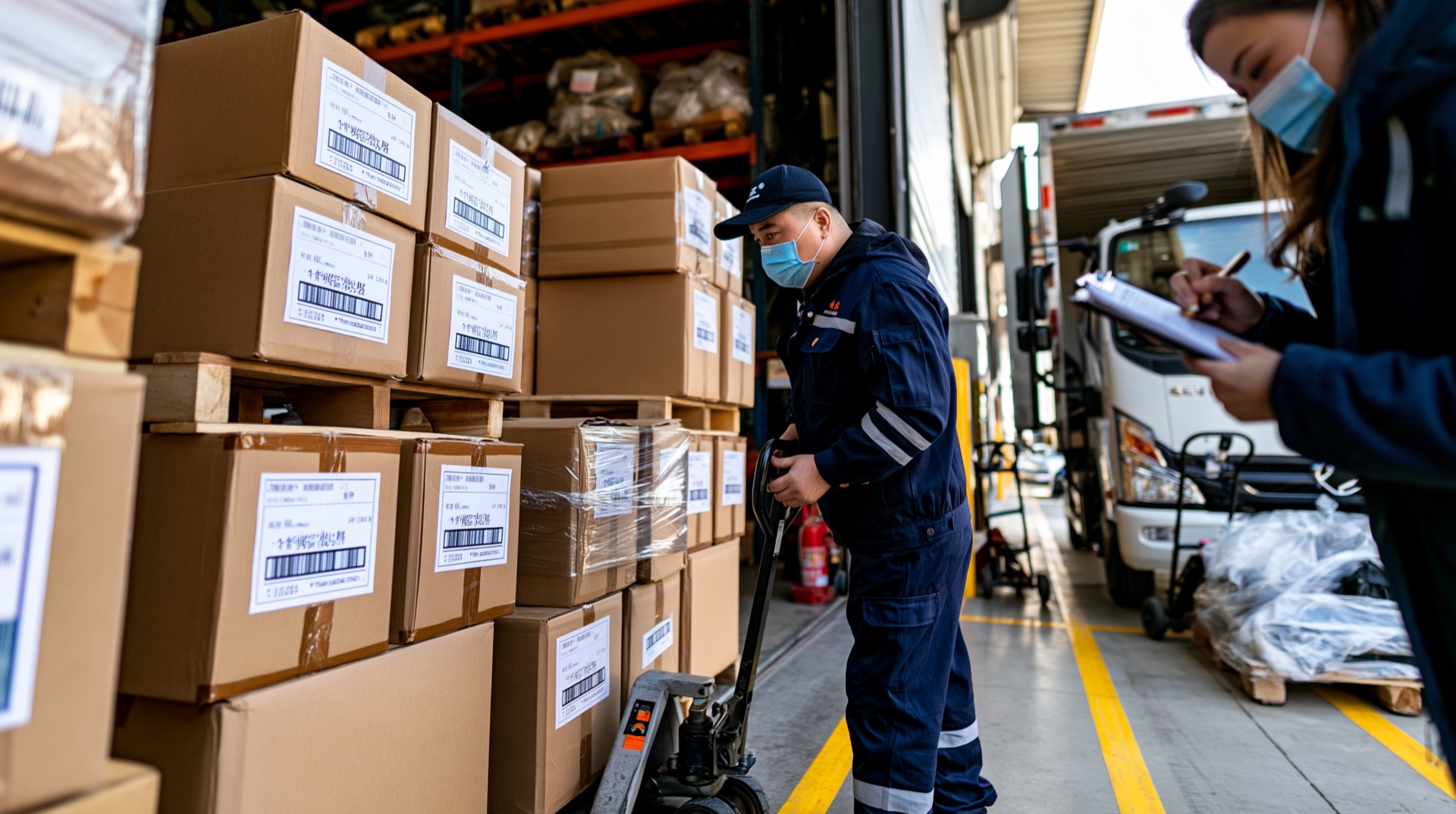 Warehousing, packing and shipment preparation